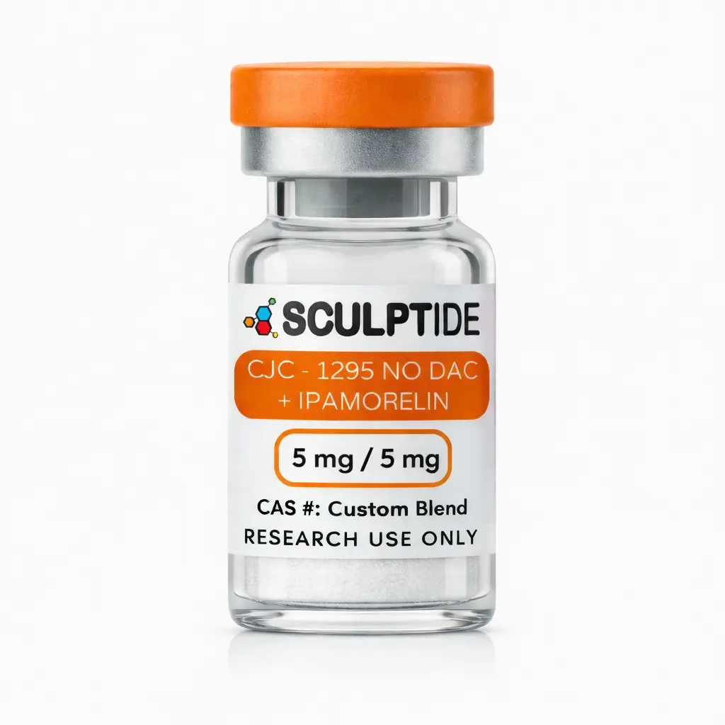 cjc-1295 + ipamorelin 10mg peptide vial for growth hormone