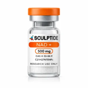 nad+ 500mg orange vial canada peptides sculptide weight loss anti aging healing muscle growth performance