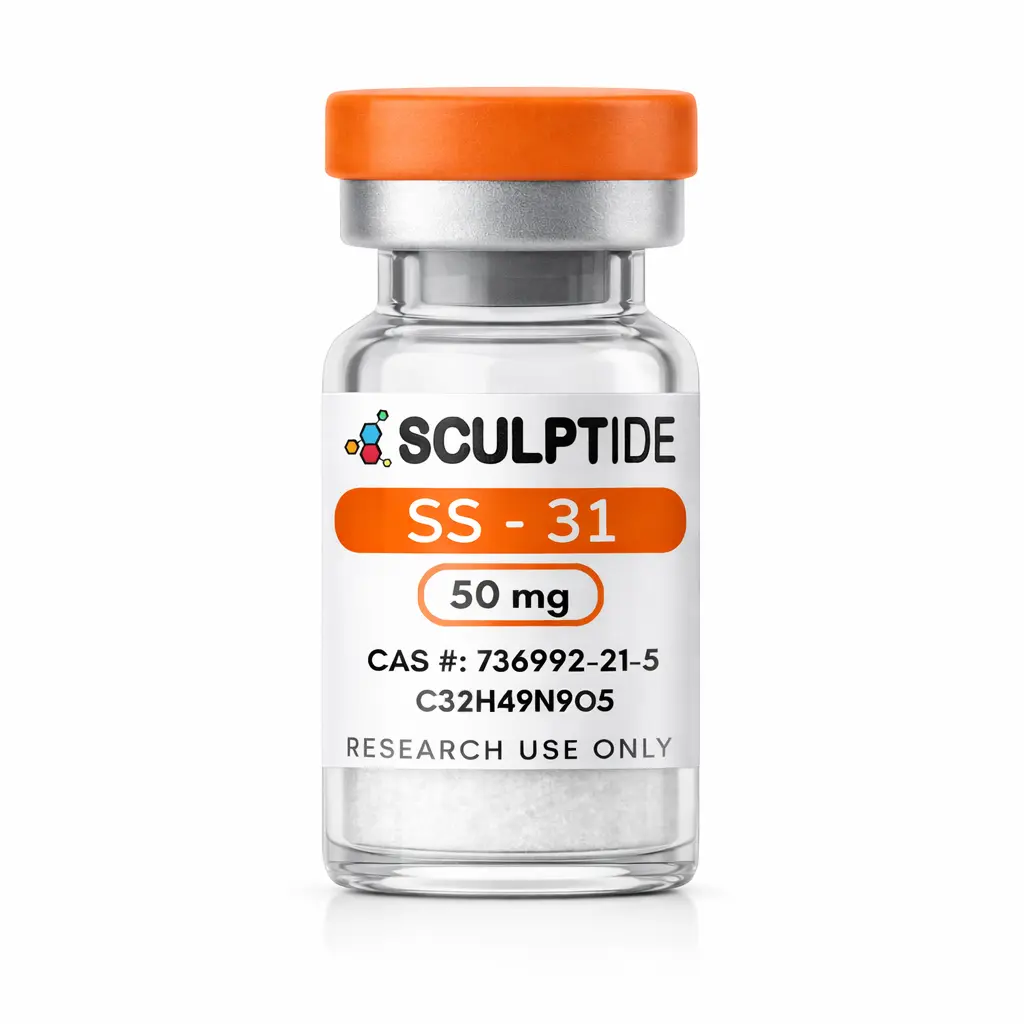 SS-31 50mg peptide vial for energy and mitchondria support