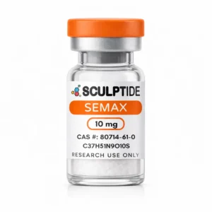 Semax 10mg peptide vial for cognitive and nootropic