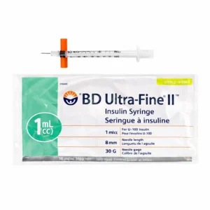 syringes 10 pack for subcutaneous peptide injections