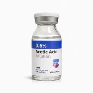 acetic acid solution 0.6% 10ml vial for peptide reconstitution