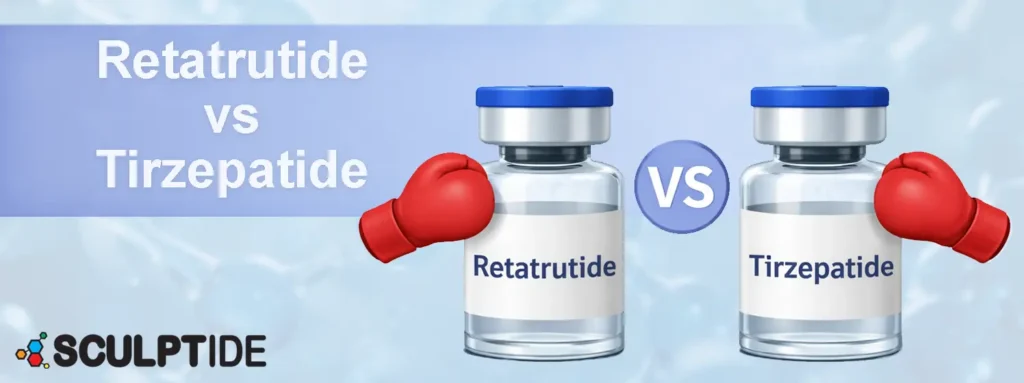 Retatrutide vs Tirzepatide comparison for weight loss and fat reduction