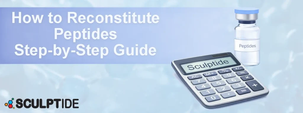 how to reconstitute peptides guide using peptide calculator